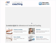 Tablet Screenshot of cuadernosdecoaching.com